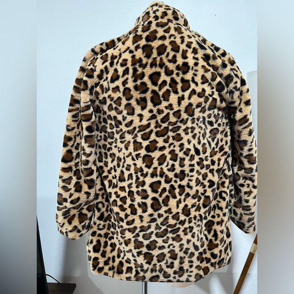 Faux Fur Leopard Coat - Picture 2 of 7